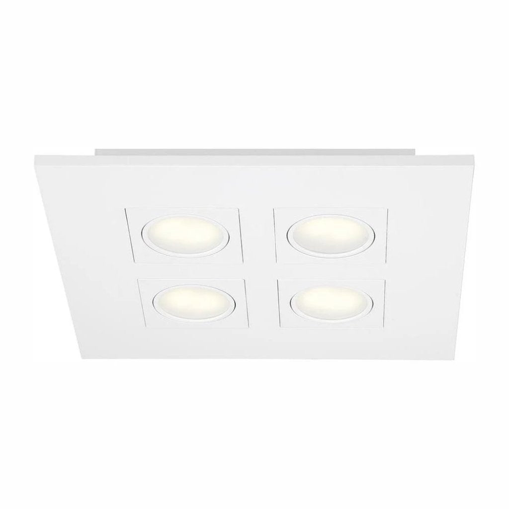 Hampton Bay 9.2-Watt White Integrated LED Flush Mount Damaged Box-light-Tool Mart Inc.