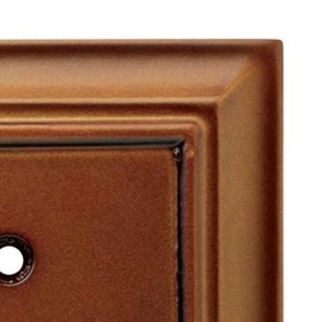 Hampton Bay Architectural Wood Decorative Single Rocker Switch Plate, Saddle Damaged Box-outlets, switches, & plates-Tool Mart Inc.