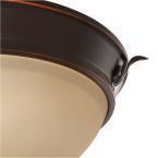 Hampton Bay two-light oil-rubbed bronze flush mount damaged box-Lighting-Tool Mart Inc.