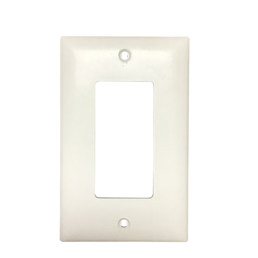 Hampton Bay Sovereign White Finish Single Outlet Cover Damaged Box