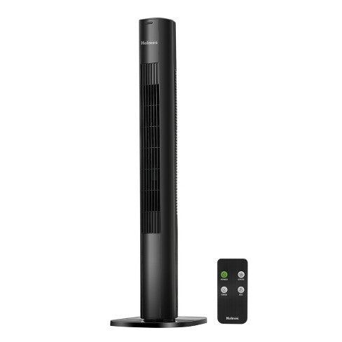 Holmes 36" Smart Tower Oscillating Fan Black New