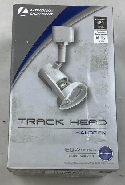 Home Decor 1-Light White Track Lighting Damaged Box-Lighting-Tool Mart Inc.
