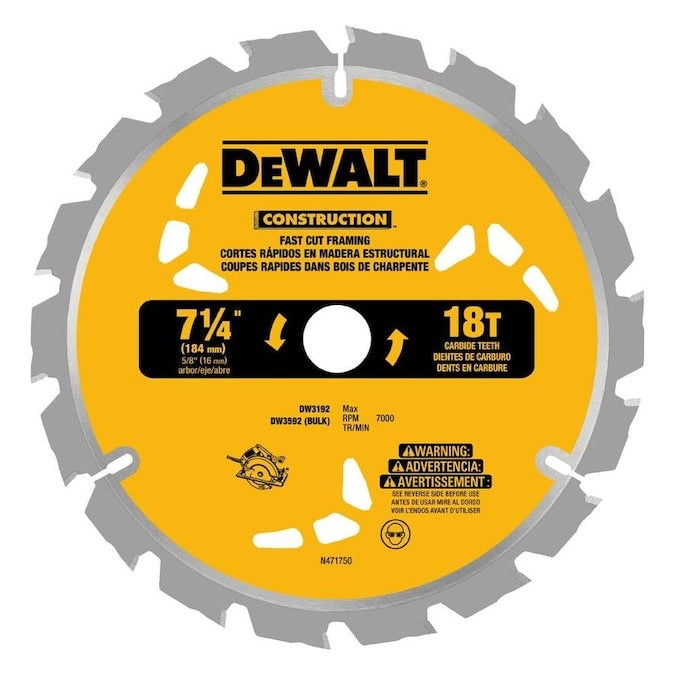 Dewalt Saw Blade 18 Teeth 3 Pack