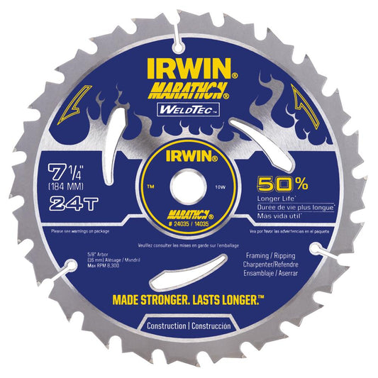 Irwin 7 1/4" Circular Saw Blade