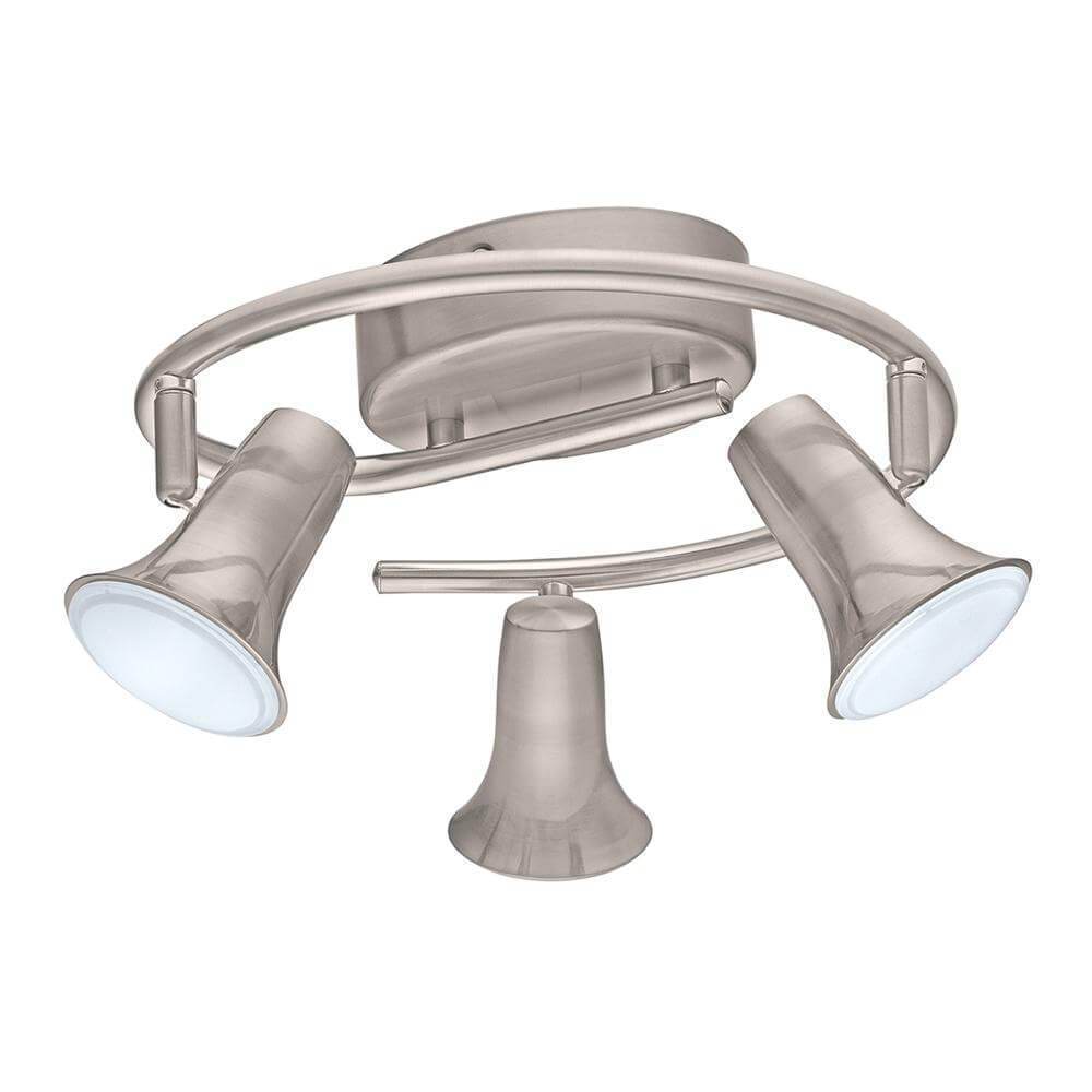 Jumilla LED 3-Light Matte Nickel Ceiling Track Lighting Kit Damaged Box-Lighting-Tool Mart Inc.