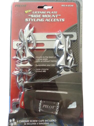 License Plate Side Mount Styling Accents