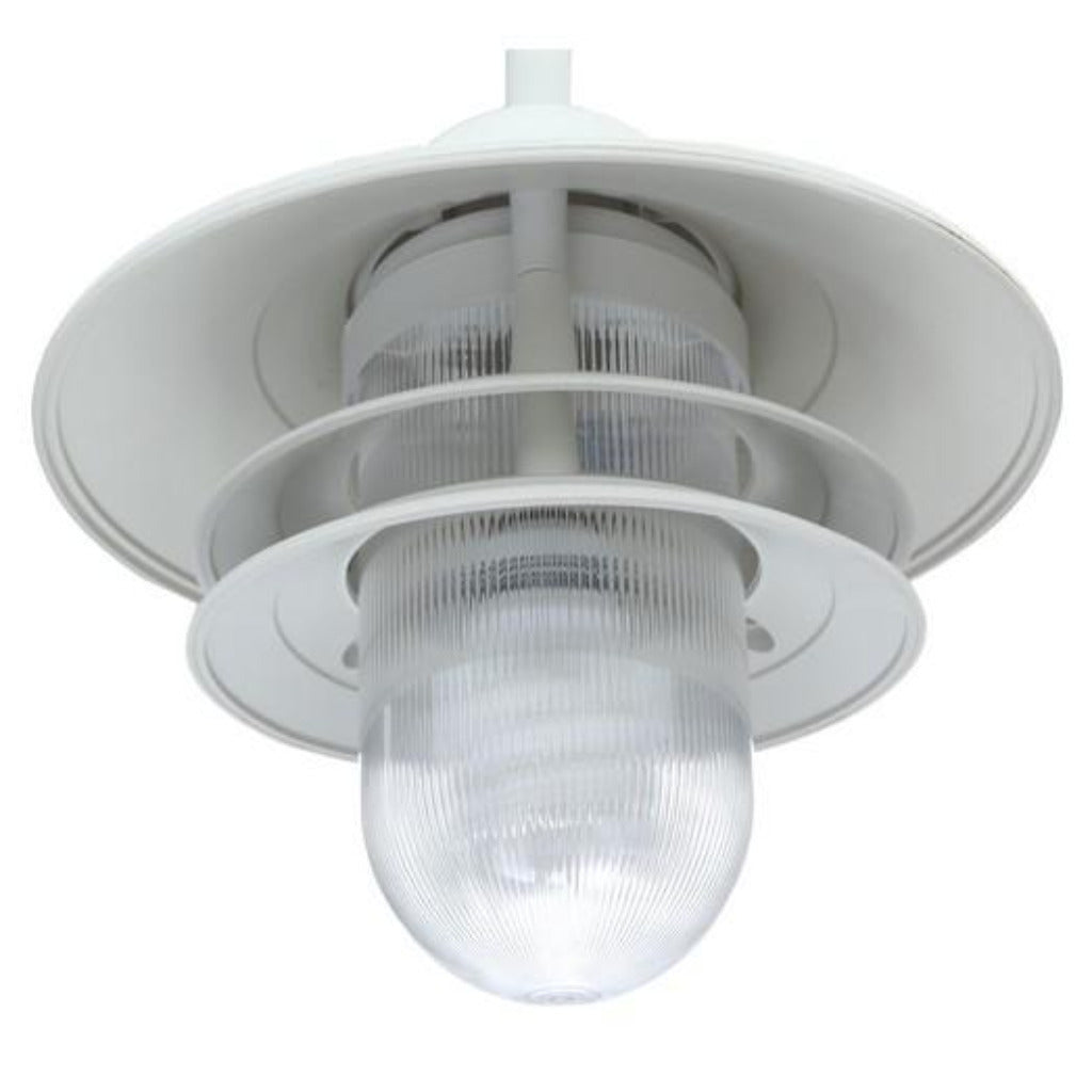 Newport Coastal Marina White Outdoor Wall Lantern Sconce Damaged Box