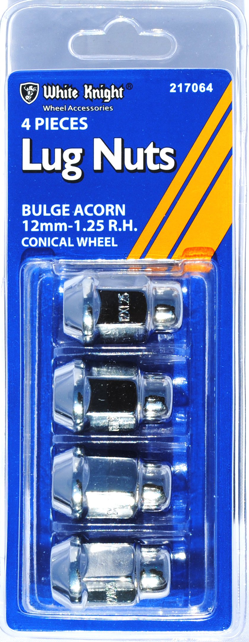 White Knight 12mm x 1.25 Bulge Acorn Lug Nut