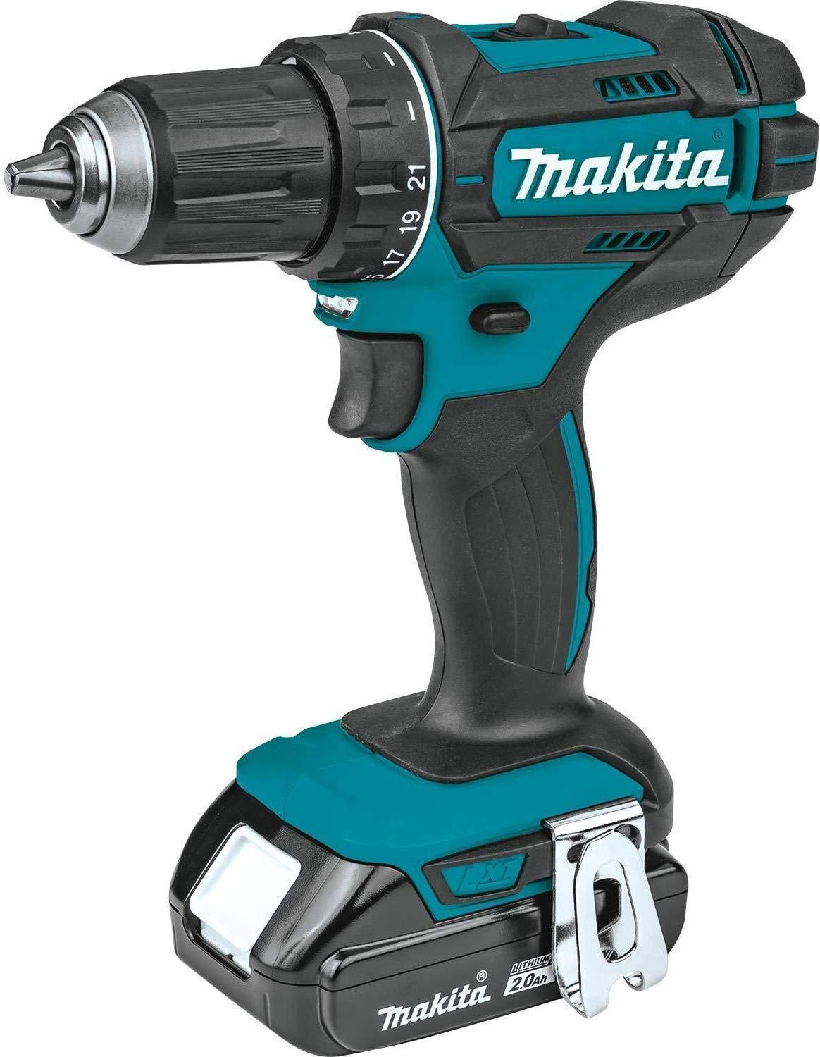 Makita 18V Compact Lithium-Ion Cordless 1/2" Driver-Drill Kit *Factory Serviced*-Makita-Tool Mart Inc.