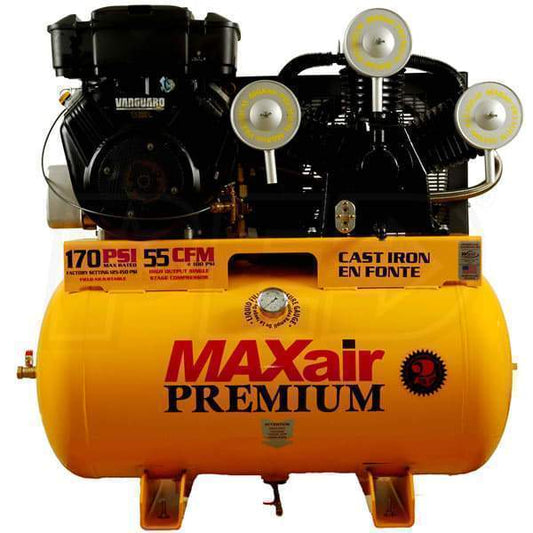MaxAir 18hp 55 Gallon Air Compressor-max air air compressors-Tool Mart Inc.