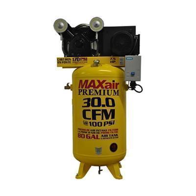 MaxAir 7.5 HP 80 Gallon Air Compressor-max air air compressors-Tool Mart Inc.