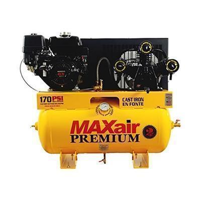 MAXair 9-HP 30-Gallon Truck Mount Air Compressor w/ Electric Start Honda Engine-max air air compressors-Tool Mart Inc.