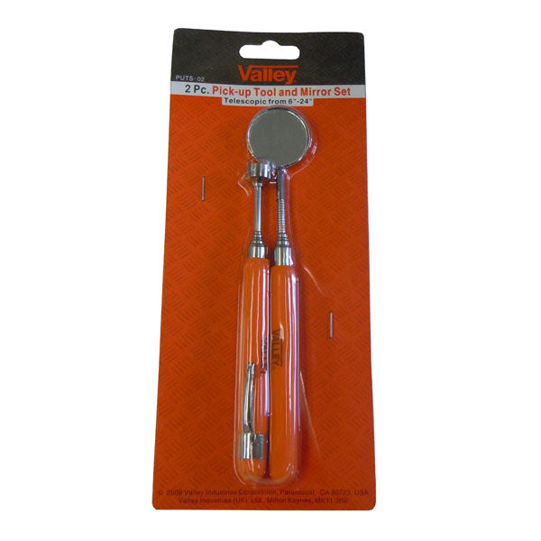 2 Piece Mirror Pick Up Tool Set