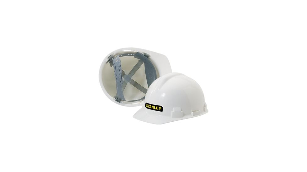 Stanley White Adjustable Hard Hat