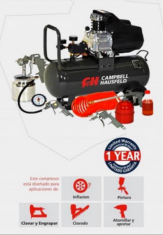 Campbell Hausfeld 2.0HP 8 Gallon Air Compressor