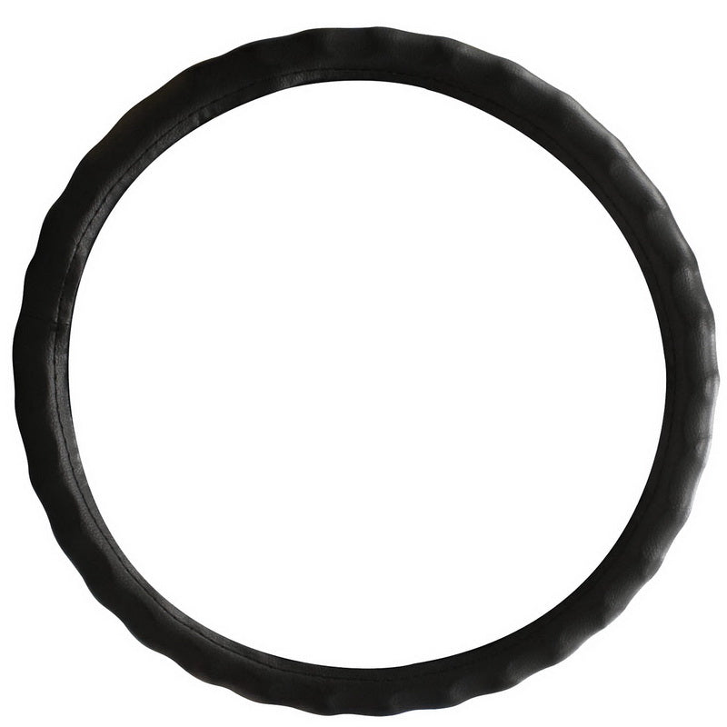 Pilot Black Leather Steering Wheel Cover