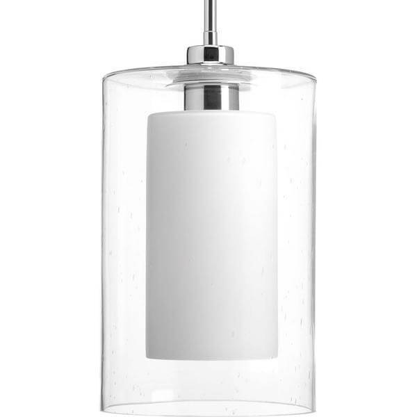 Progress Lighting Double Glass Collection 1-light Polished Chrome Pendant Damaged Box-Lighting-Tool Mart Inc.