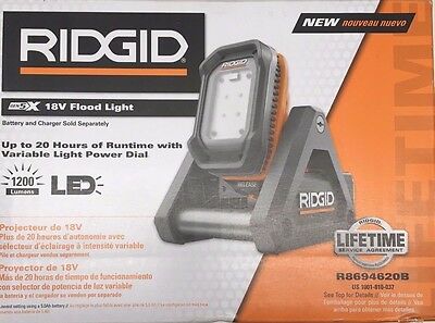 Ridgid 18-Volt GEN5X Cordless Flood Light with Detachable Light (Tool-Only) Damaged Box