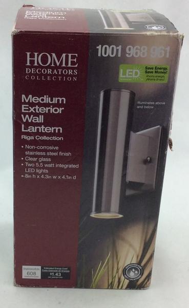 Riga 2-Light Stainless Steel Outdoor Integrated LED Wall Mount Cylinder Damaged Box-Lighting-Tool Mart Inc.