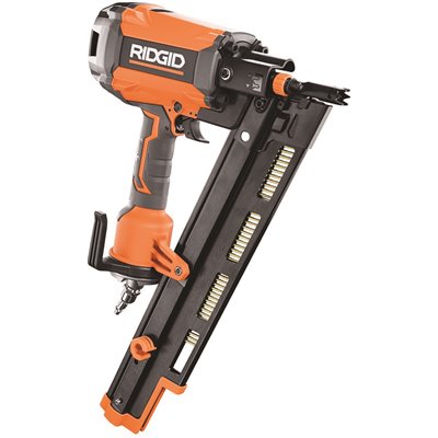 Ridgid 3-1/2 Inch Round Head Framing Nailer With Magnesium Metal Housing Damaged Box