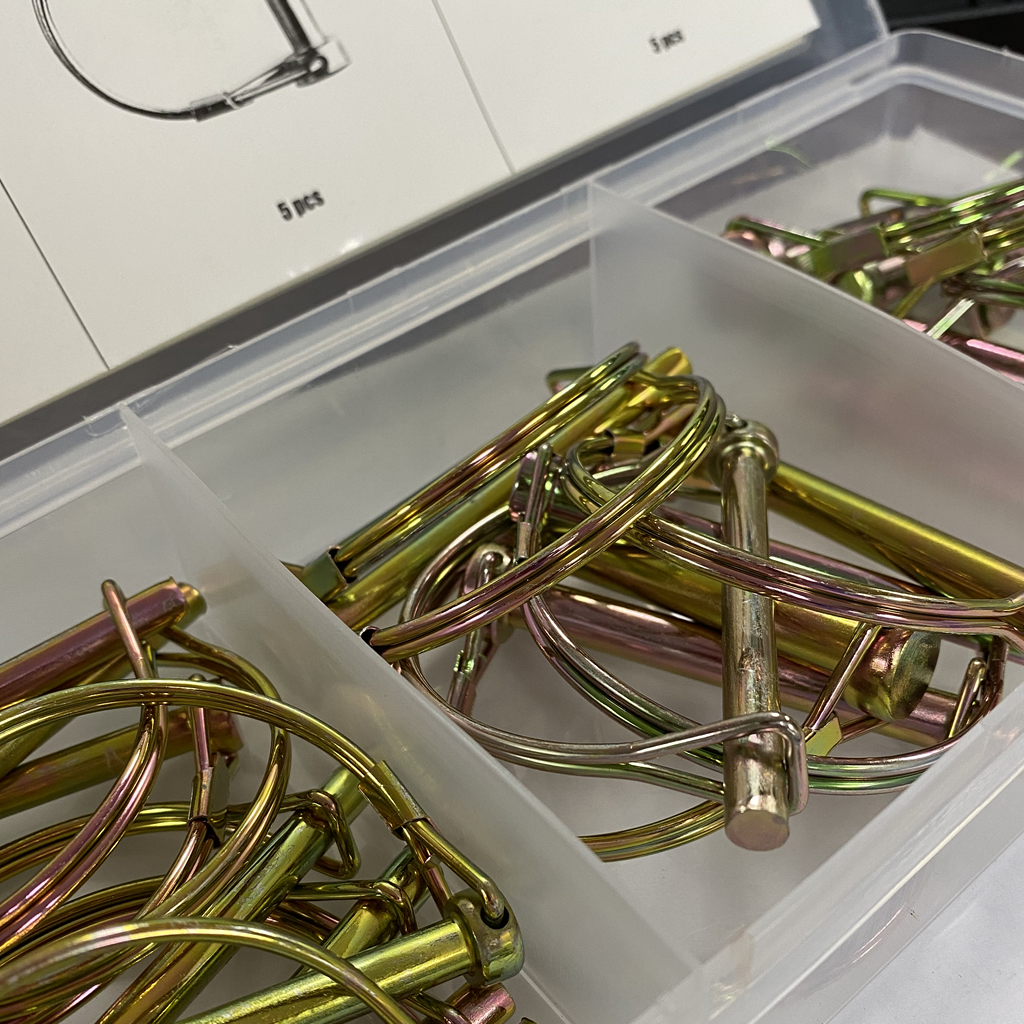 20 Piece Round Lock Pin Assortment