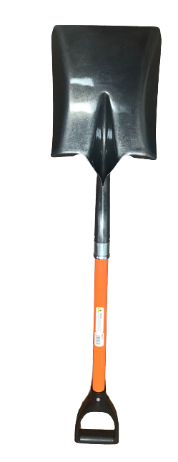 Rhin O Rugged Square Point Shovel D Handle With 29 Inch Fiberglass Handle
