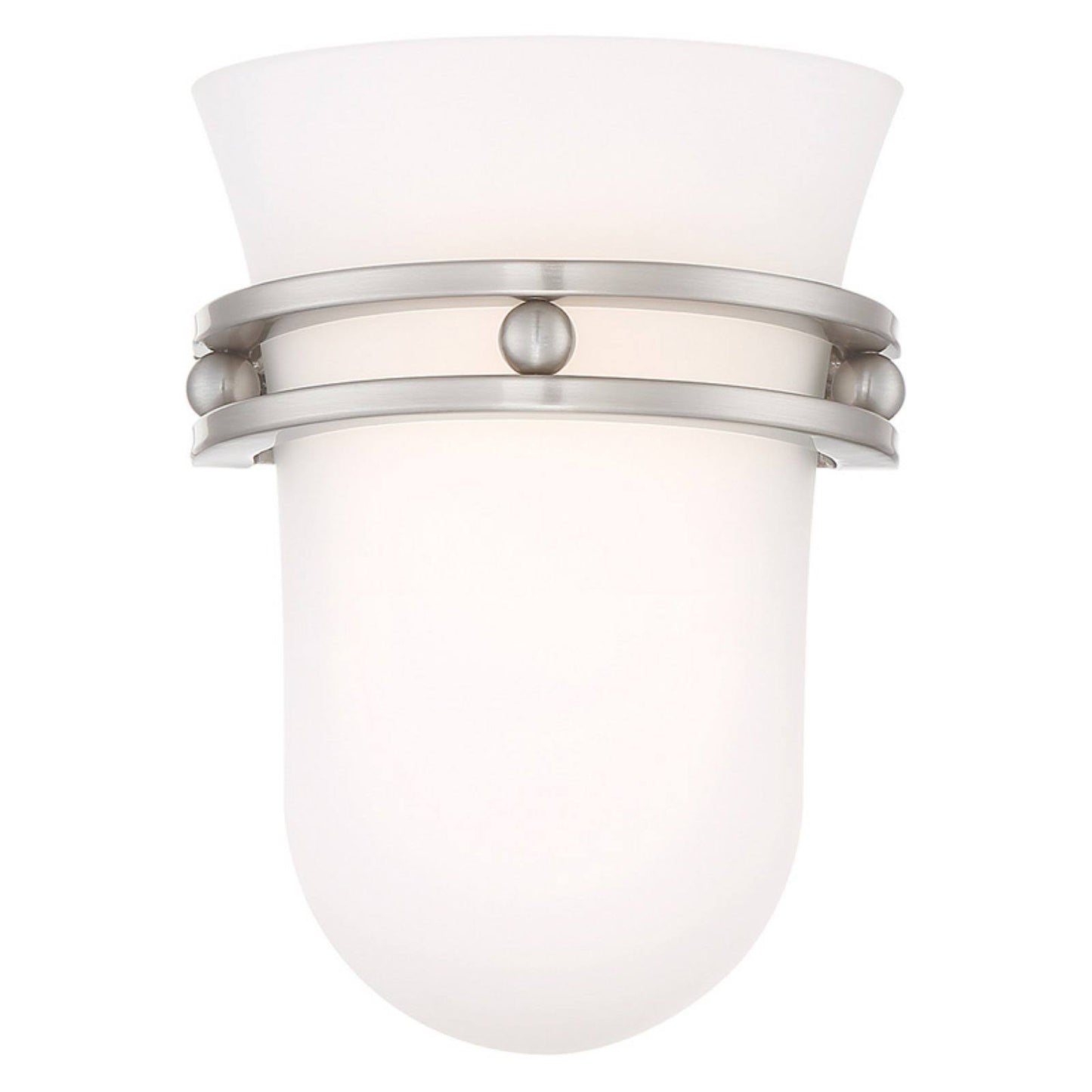 Good Lumens by Madison Avenue 28000 40-Watt Equivalence Brushed Nickel Integrated LED Sconce Damaged Box