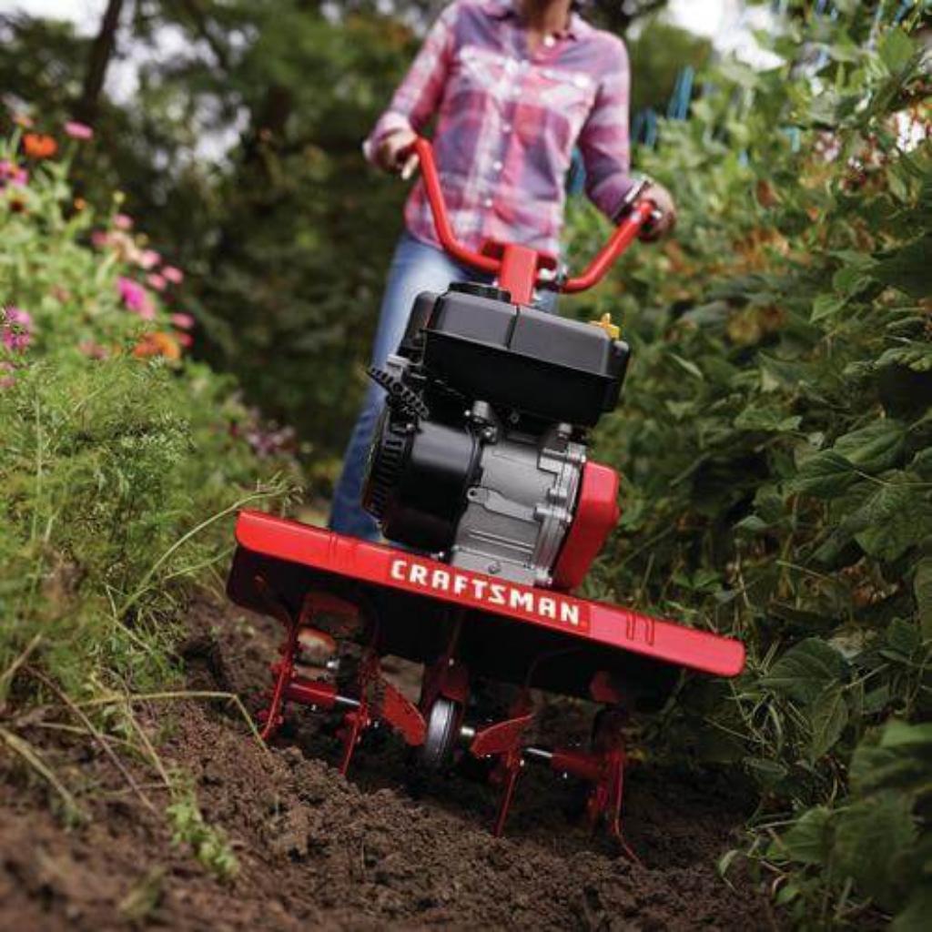 Scratch And Dent Craftsman Front Tine Garden Tiller-tillers & cultivators-Tool Mart Inc.