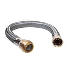 SharkBite 3/4 in. Push-to-Connect x 3/4 in. FIP x 15 in. Braided Stainless Steel Water Heater Connector