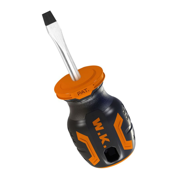 Wokin 6.5mm X 38mm Screwdriver Stubby With Magnetic Tip