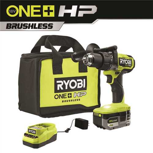 Ryobi One Plus 1/2" Hammer Drill Kit Damaged Box