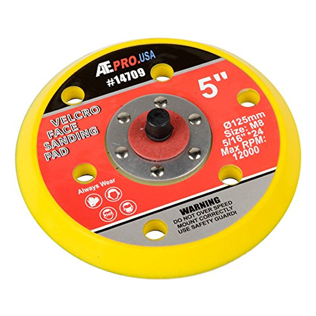 5 inch online velcro sanding pads