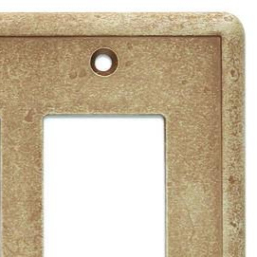 Weybridge Cast Stone Classic Noche Double GFCI Cover