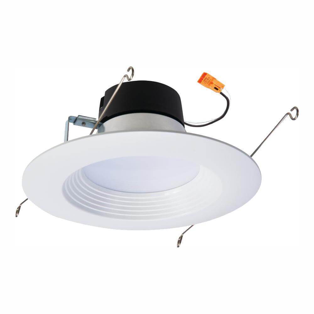 White integrated LED recessed ceiling light retrofit trim damaged box-recessed fixtures-Tool Mart Inc.