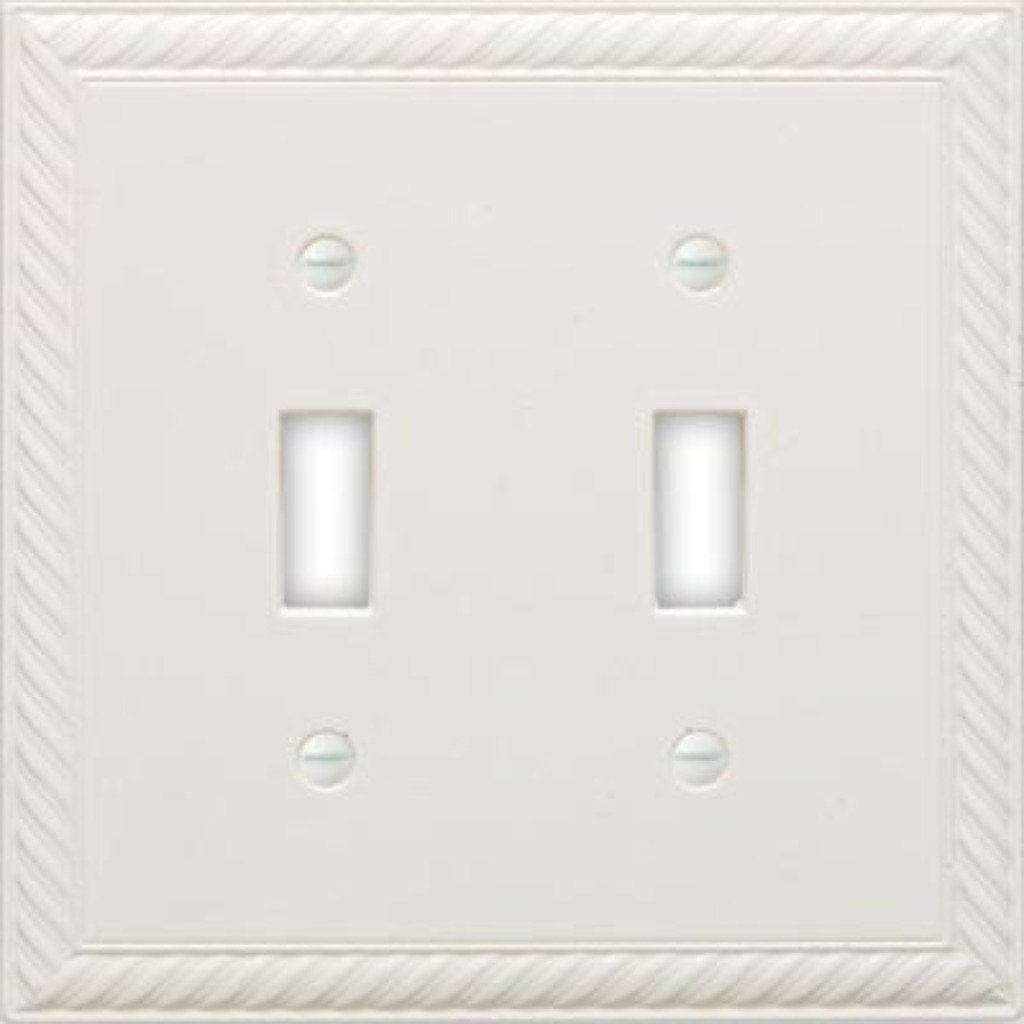 Hampton Bay Cassidy White Finish Switch Cover Damaged Box