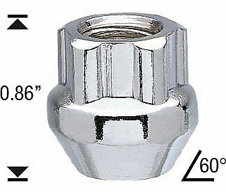 White Knight Wheel Locks 12mm-1.50- Damaged Box