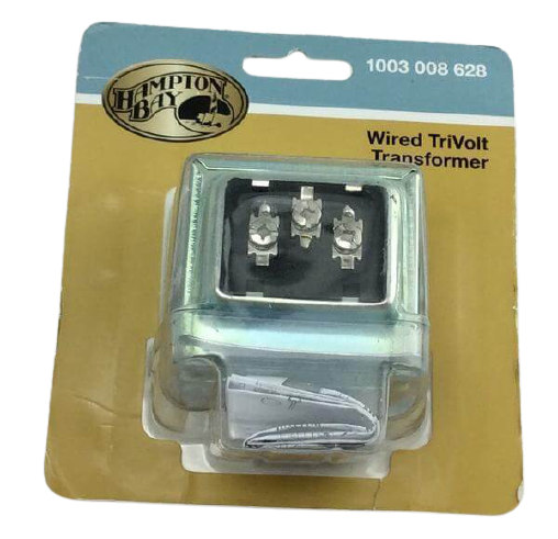 Hampton Bay Wired Door Bell Tri Volt Transformer Compatible with All Video Door Bells Damaged Package