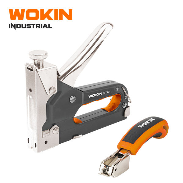Wokin Heavy Duty Three Way Hand Stapler Gun And Staple Remover Set