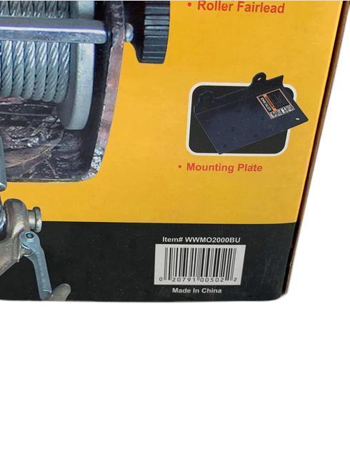Wood Power 2000 LB Mossy Oak Camouflage Winch-winches & jacks-Tool Mart Inc.