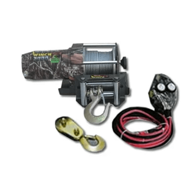 Wood Power 2000 LB Mossy Oak Camouflage Winch-winches & jacks-Tool Mart Inc.