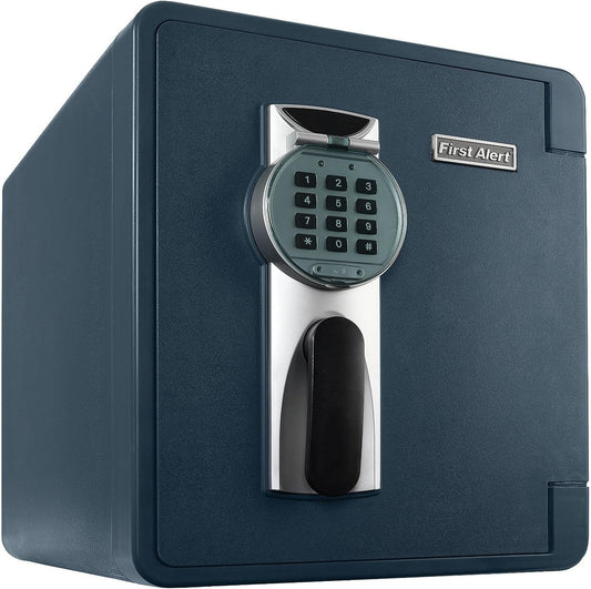 First Alert .92 CU' Waterproof 1 Hour Fire Safe with Digital Electronic Lock