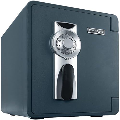 First Alert .92 CU' Waterproof 1 Hour Fire Safe with Combination Lock & Bolt Down Kit