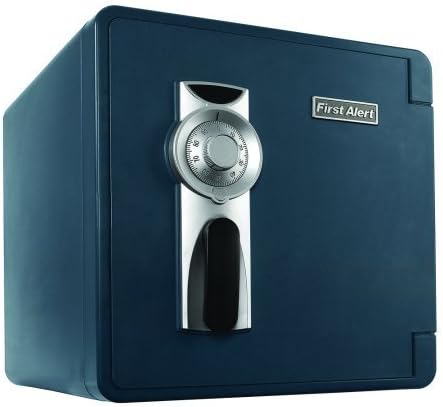 First Alert 1.32 CU' Waterproof 1 Hour Fire Safe with Combination Lock & Bolt Down Kit