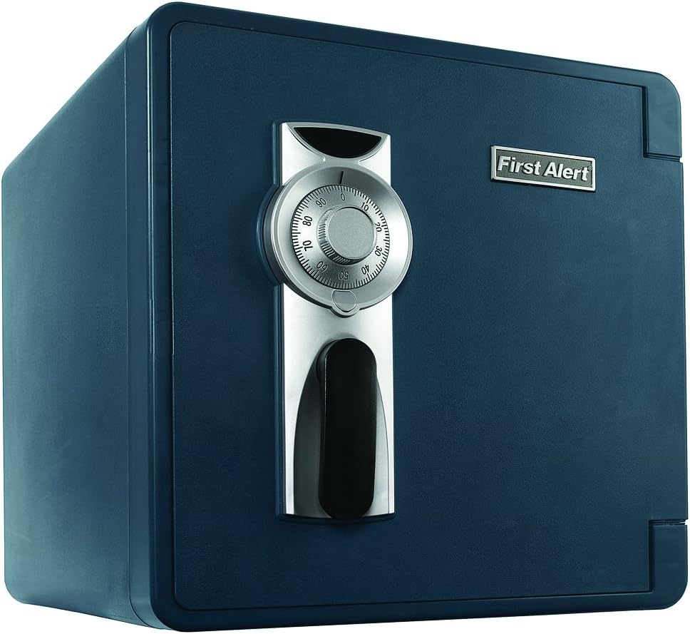 First Alert 1.32 CU' Waterproof 1 Hour Fire Safe with Combination Lock