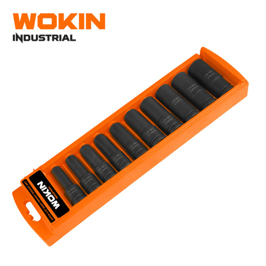 Wokin 10 Piece 1/2 Inch Deep Impact Socket Set