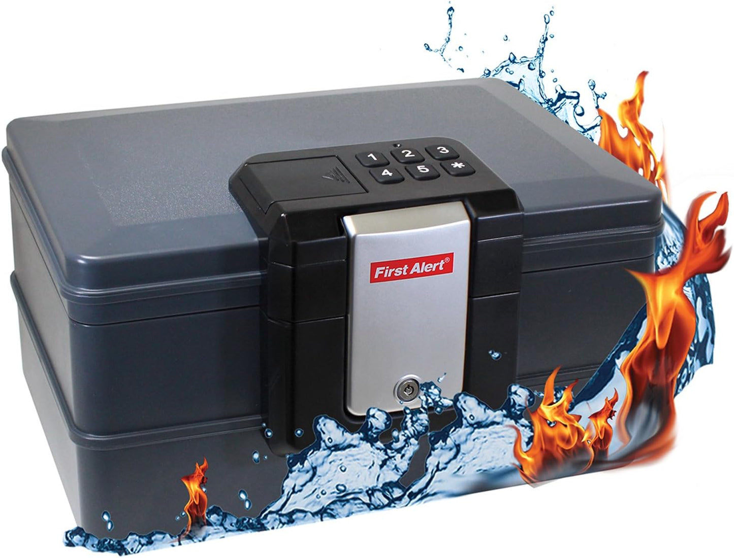 First Alert .39 CU' Waterproof 30 Minute Fire Chest w/Digital Lock