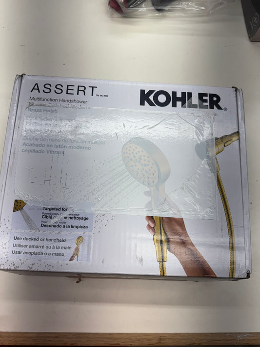 Kohler Assert Modern Brass Multifunction Shower Head Open Box
