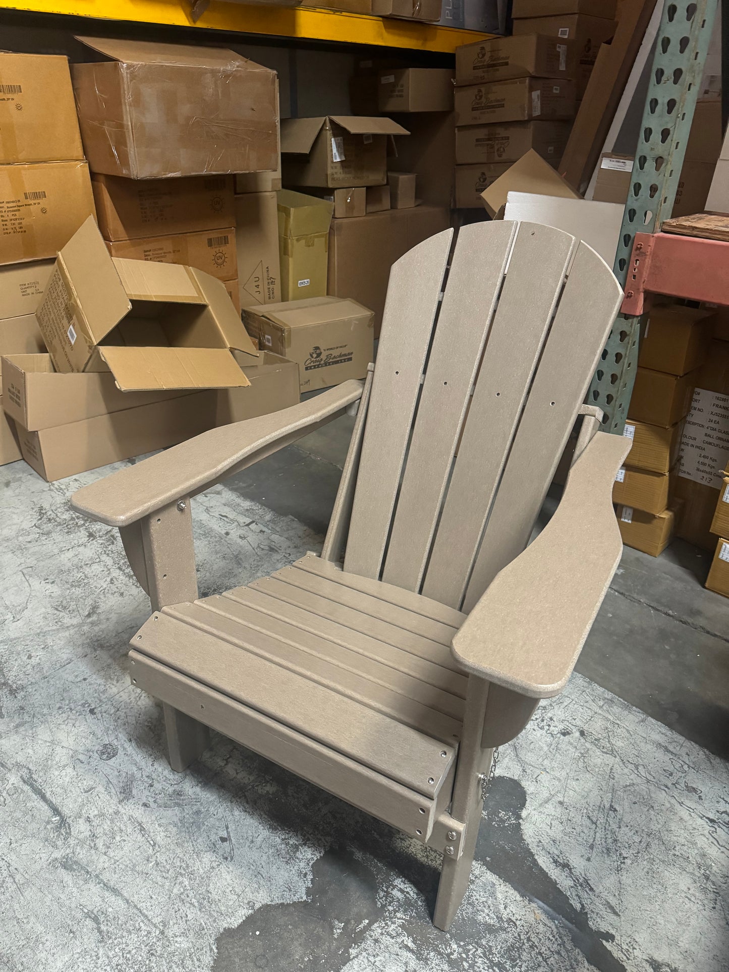 Teak Adirondack Folding Chair