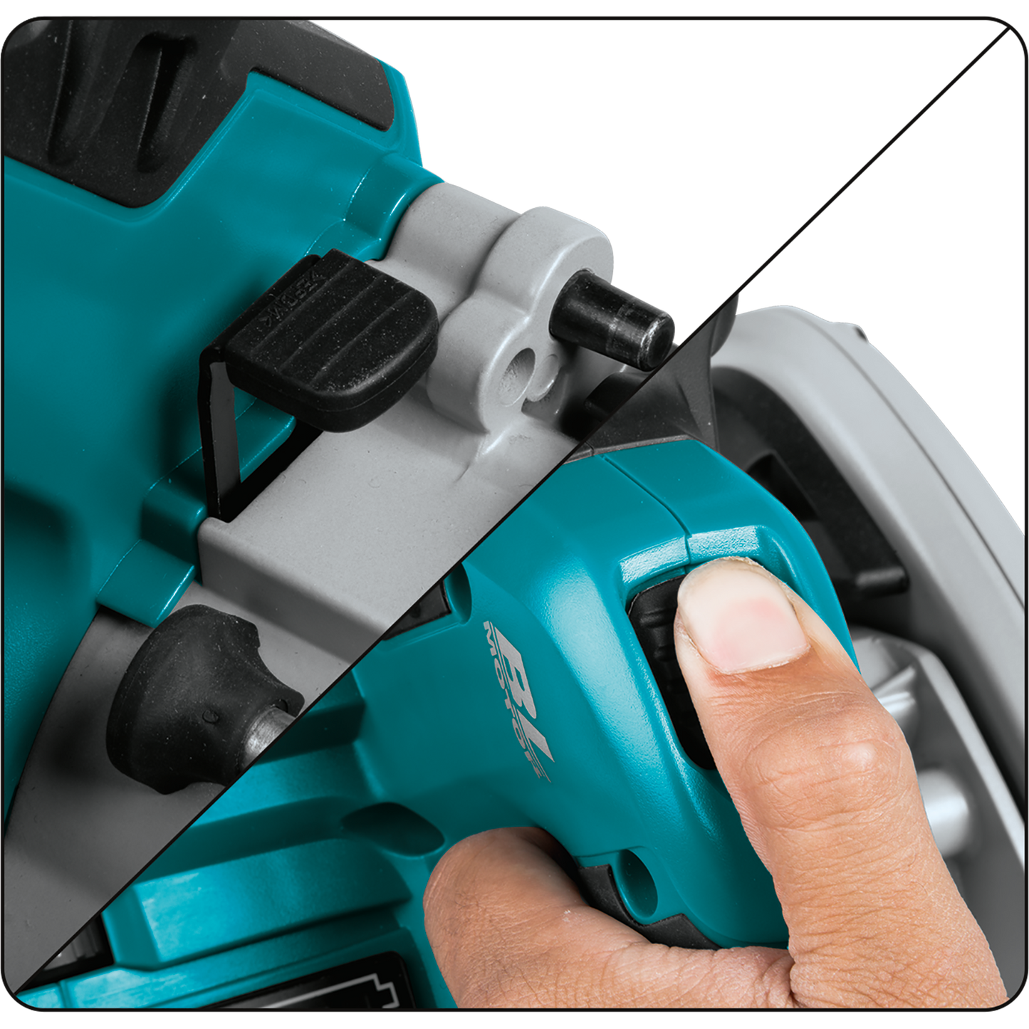 Makita 36 Volt (18V X2) Brushless 6 1/2 Inch Plunge Circular Saw Factory Serviced (Tool Only)