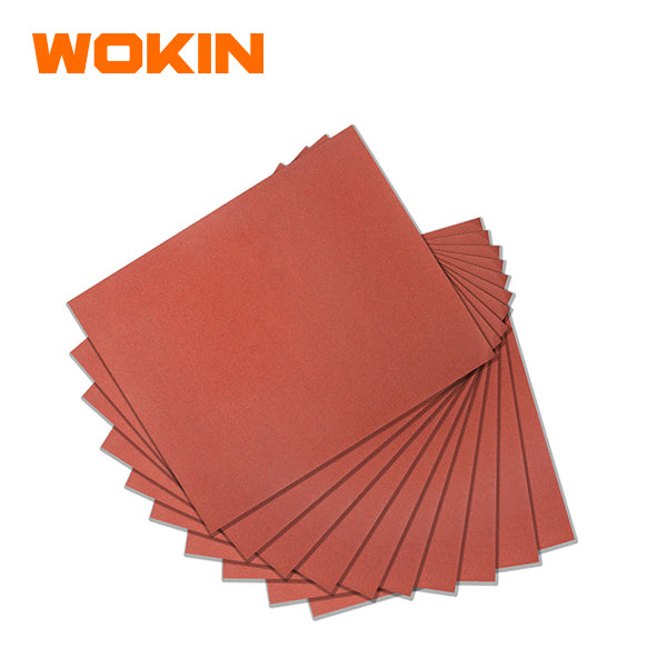 Wokin 10pc 80 Grit Abrasive Paper Sheet Set